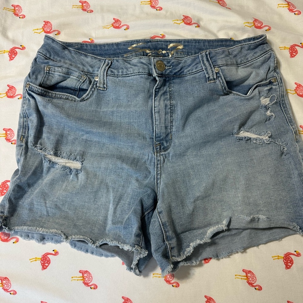 Denim Blue Women's Shorts